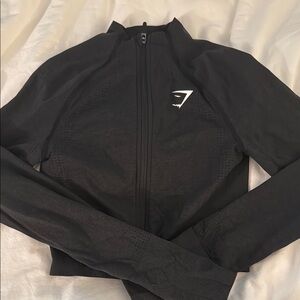 Gym shark cropped zip